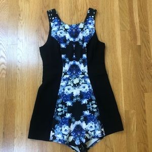Floral pattern romper